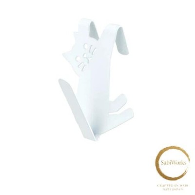 Neuer Decore Corporation Neko Deco Küchenflaschenhaken weiß Größe: ca. W4,5