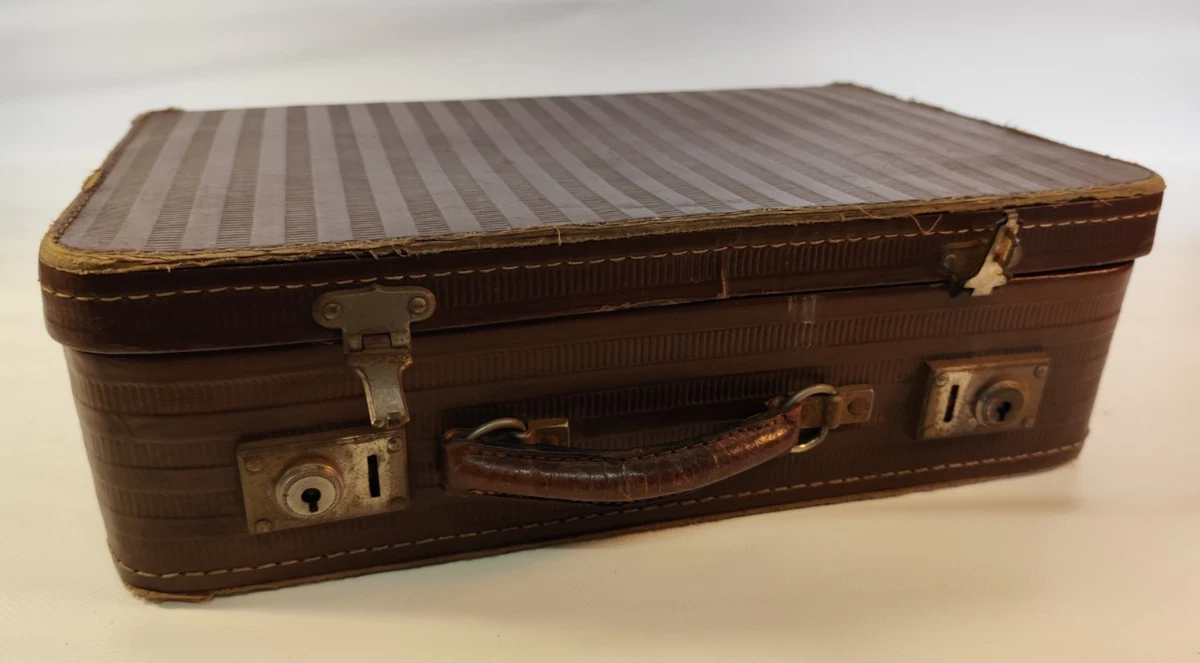 Sac De Nuit Rigide Vintage Antler - Bagage à Main Cabine En Bois - Gris (occasion)