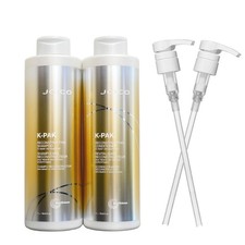Joico K-PAK reconstructing Shampoo and Conditioner 33.8oz LIter Duo two pumps