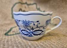 Kahla Kaffeetasse Zwiebelmuster Porzellan Geschirr DDR