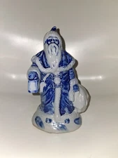 Vintage Pottery Works 1991 Annual Santa RPW Salt Glazed 6.5" High Sack Mug