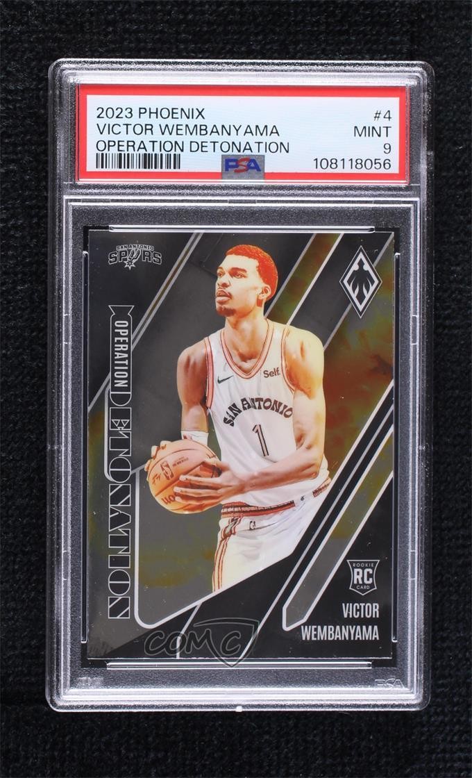 2023 Phoenix Operation Detonation Victor Wembanyama #4 PSA 9 MINT Rookie RC uk2