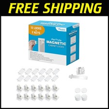 Invisible Magnetic Locks for Cabinets - Child Safety Set