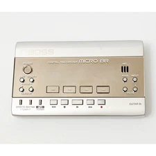 BOSS MICRO BR MULTI 4 TRACK DIGITAL POCKET RECORDER MP3 TRAINING PORTABLE SILVER
