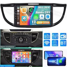 For Honda CRV 2012-2016 Android 13 Carplay Car Stereo GPS Navi WiFi BT Radio 32G