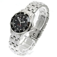 OMEGA SEAMASTER 300 212.30.28.61.01.001 28mm SS Black Dial Quartz Date #C1686