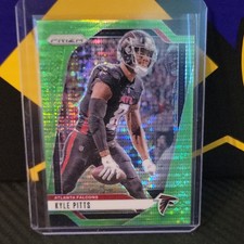 Panini Prizm Kyle Pitts #13 Neon Green Pulsar Atlanta Falcons Football Card 2024