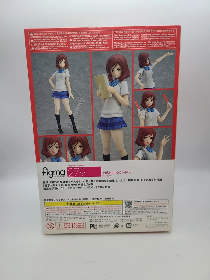 TOTALMENTE NUEVO Max Factory Love Live! Figura de acción Maki Nishikino Figma Foto 2 de 4