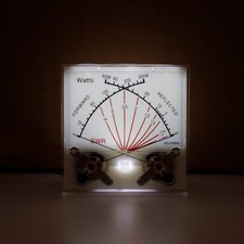 Standing Wave Meter Head Radio Power Meter with Backlight SWR Watt Meter