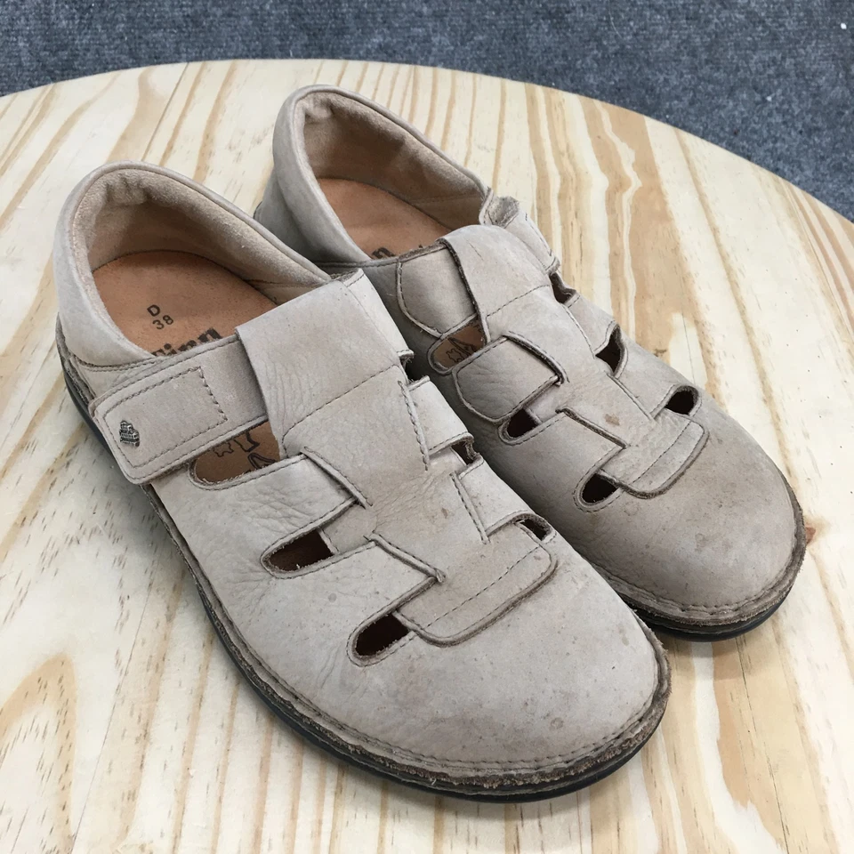 Zapatos Finn Comfort para mujer 38 D Fisherman beige cómodos informales parte superior baja punta redonda Foto 3 de 4