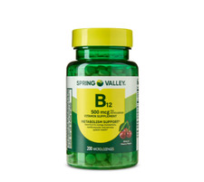 Spring Valley Vitamin B12 Microlozenges- 500 mcg- 200 Count