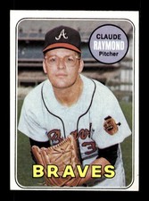 1969 Topps #446 Claude Raymond Braves EX+ *k5