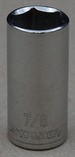 HUSKY TOOLS, 7/8 SAE, 3/8 DRIVE, 6-POINT, CHR...