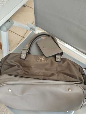 Sansibar Damen Handtasche , Taupe/Olive