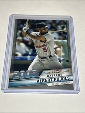 2020 Topps Update 1/1 Platinum Decades Best Albert Pujols St. Louis Cardinals