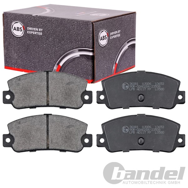 ABS BremsbelÄGe Hinten Passend FüR Alfa Romeo 164 Fiat Argenta Croma Lancia Dedr-image