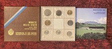 Monte Dello Stato Seri 1980 Repubblica De San Marino Coin Set   1980