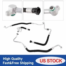 2pcs Engine Oil Cooler Line Hose Pipe Inlet & Outlet For BMW 535i 640i 740i N55