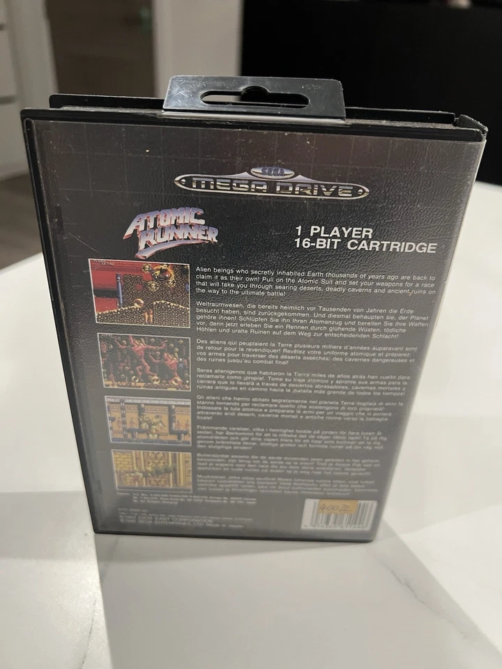 Atomic Runner - Sega Mega Drive - Boxed and complete - Tested, working! - Image 3 of 4