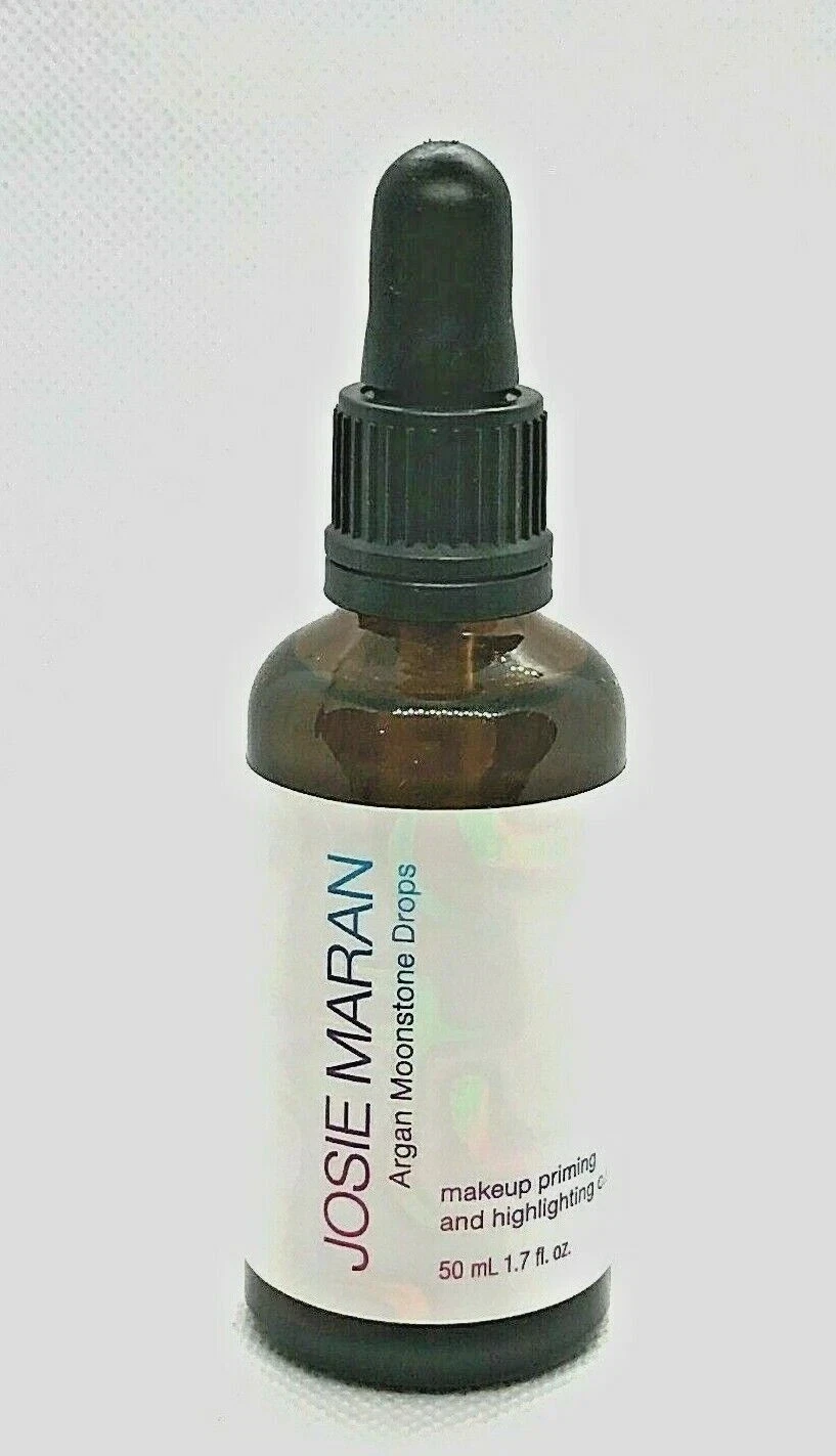Josie Maran Argan Moonstone Drops Makeup Priming Highlighting Oil 1.7 oz 50 ml