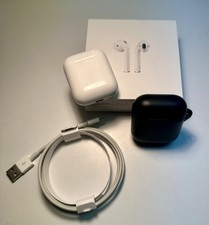 Apple AirPods 1st Generation with Silicone Case and Charging Cable