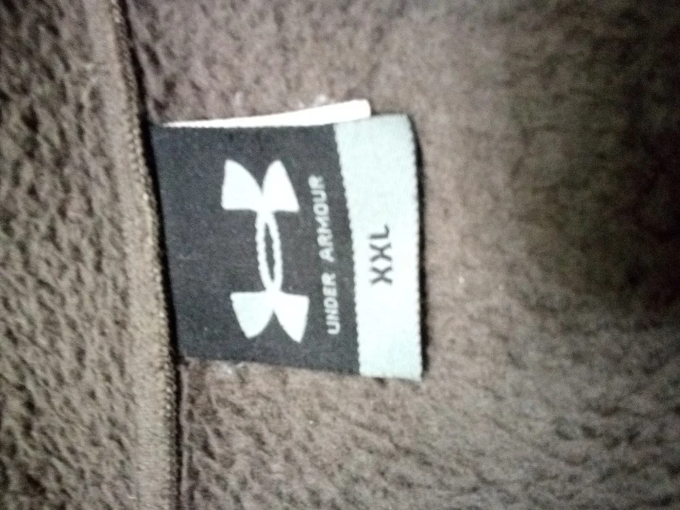 Under Armour Mossy Oak Break Up Camo Softshell Hunting Jacket XXL Fleece Lined - Image 3 of 4