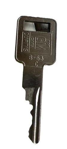 Vintage GM Car Keys For GM Cars Curtis B-63 C