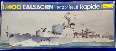 Heller 1/400  L'AlSACIEN  F776  French Navy Frigate- Escorteur Rapide  Kit 1082