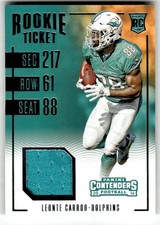 2016 Panini Contenders - Rookie Ticket Swatches Leonte Carroo #32 (MEM, RC)