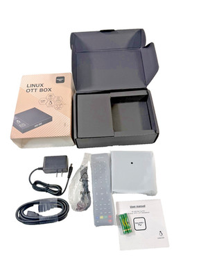 LINUX OS SQUARE+ TV Set-Top Box - 4K HDR Streaming smart 2.4/5G Duo Band WiFi