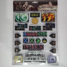 2015 MISB Zombicide 62 Piece Plastic Token Se...
