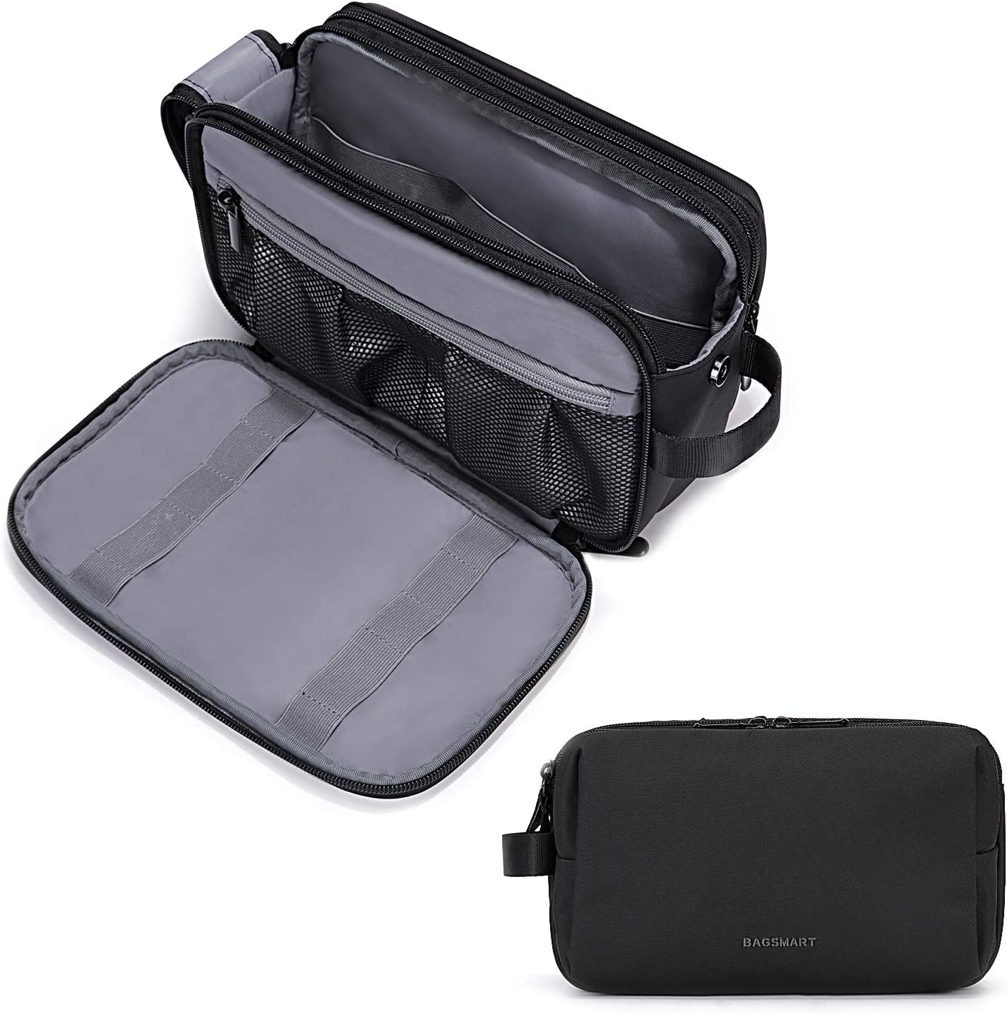 Toiletry Bag for Men, Travel Toiletry Organizer Dopp Kit Water-resistant Shaving-image