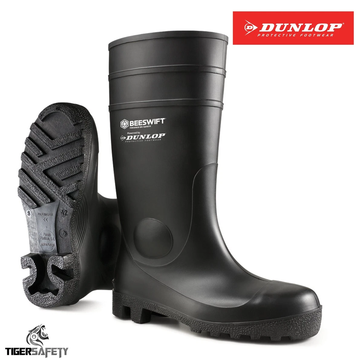 Dunlop Pricemastor Bottes En Caoutchouc Imperméables Homme – Genou Haut Résistantes Agriculture & Travail