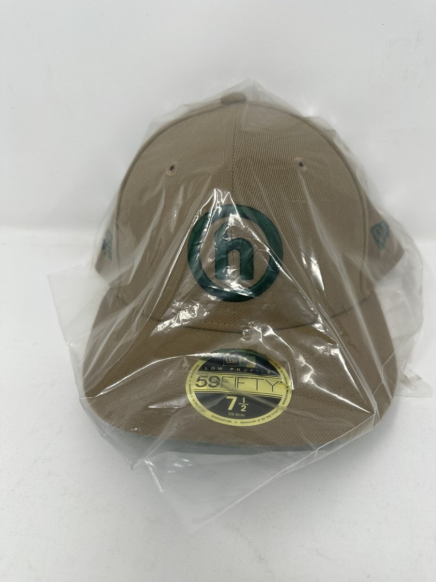Hidden NY New Era Fitted Cap Tan / Green size 7 1/2 Brand Hidden NY New Era Fitted Cap Tan / Green size 7 1/2 Brand
