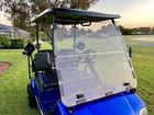 Steeleng SGC Windshield can fit an Evolution Golf Cart Tinted Foldable WSDS02
