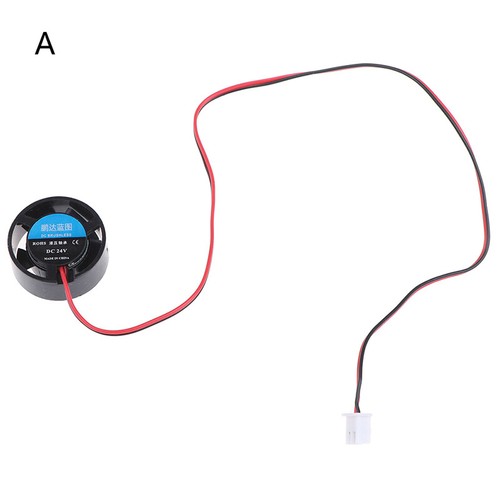 25.5x10mm 5V 9V 12V 24V Round Mini Cooling Fan for LED Lamps Computer Radizk - Afbeelding 13 van 16