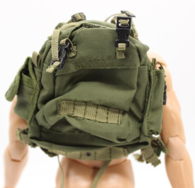 1/6 Scale Green Backpack For 12'' Figures 1:6 (NO FIGURE)