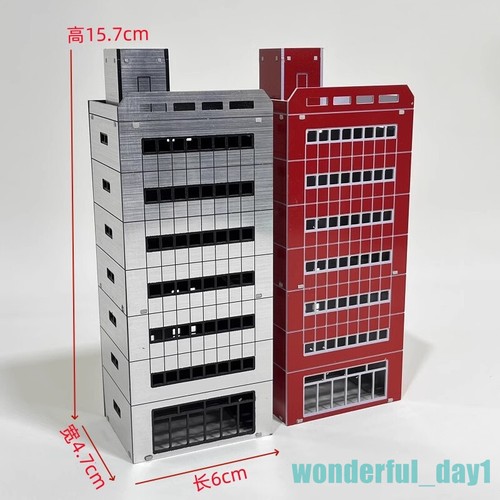N Scale Morden Building City Scene Model Office Buildings House Kit Toys - Picture 7 of 38