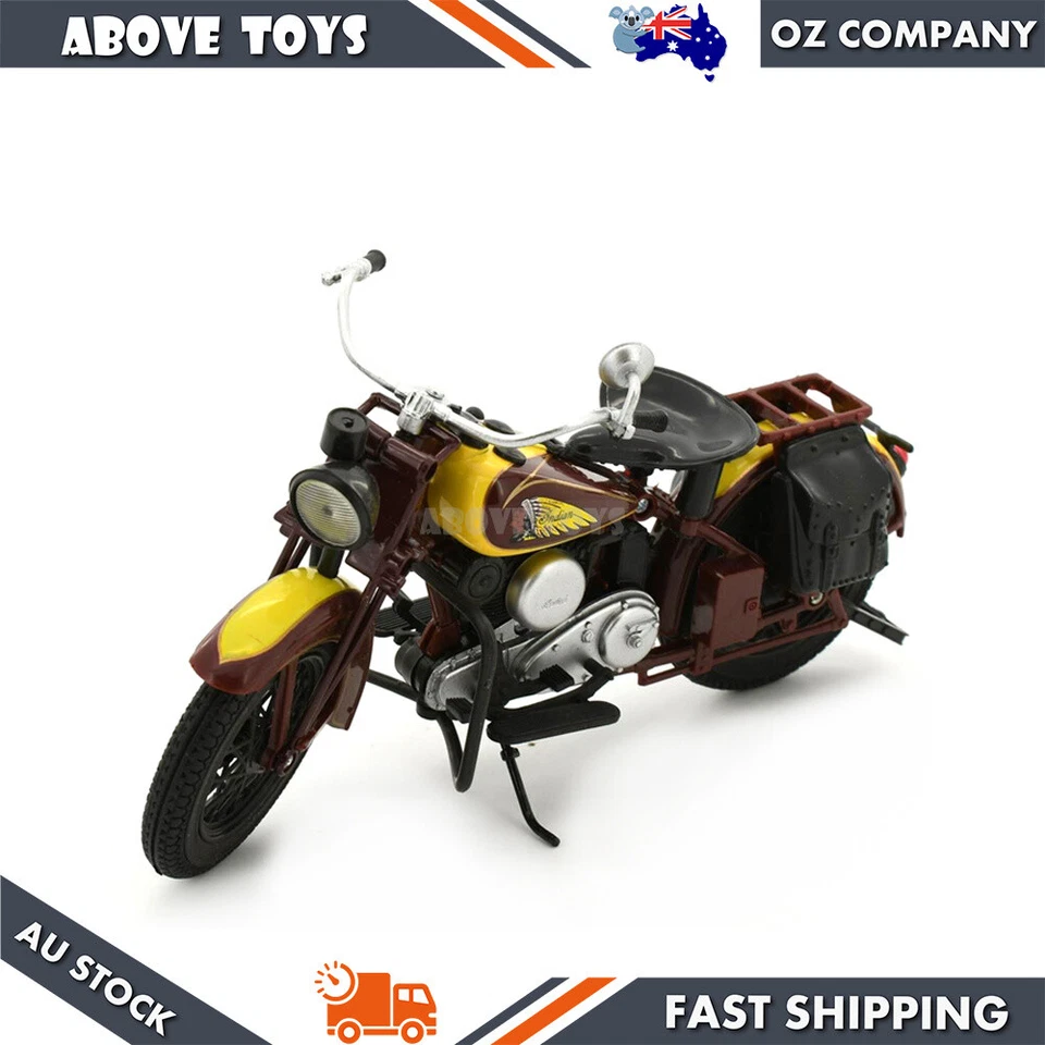New Ray 1:12 Scale Indian Sport Scout 1934 Model Diecast Motorcycle Vehicles - Image 3 of 4