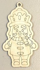 Ready To Paint Wood Ornament - #357 - Nutcracker - Free Shipping