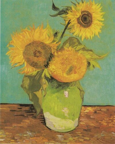 Vase With Three Sunflowers > Van Gogh, Vincent - Picture 1 of 5
