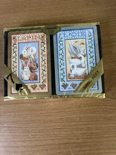 Vtg French Lapin L'oie Rabbit Bunny Goose Congress Sealed Playing Card Deck Set