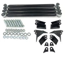 Rear Weld-On Triangulated 4 Link Suspension Kit+Mount Bracket for 2.75" Axle