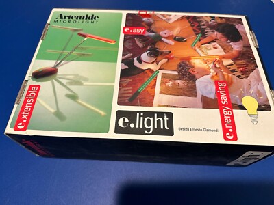 Artemide E-Light Microlight New In Box  Purple -    Reading Lamp Light  Italy