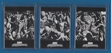 Splash Page B&W Box-Toppers | ALEX ROSS 1-3 | 2007 MARVEL MASTERPIECES FLEER