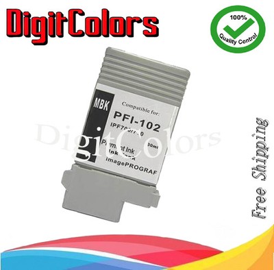 Pigment Ink Cartridge Fit Canon IPF600 Printer -Matte Black