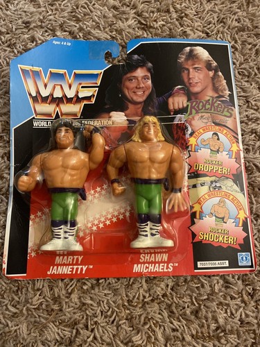 1990 WWF WWE HASBRO ROCKERS SHAWN MICHAELS MARTY J...