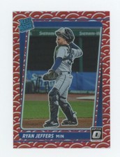 2021 Donruss Optic Ryan Jeffers RC Photon Rated Rookie SSP CASE HIT #93 TWINS