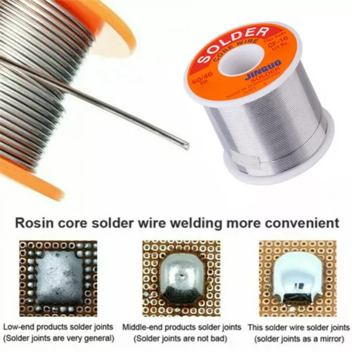 60/40 Tin lead Solder Wire Rosin Core Soldering Kit Tool 2% Flux Reel 0.5mm-2mm - Picture 3 of 14