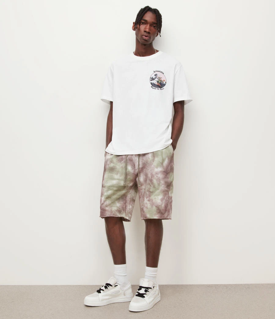 Khaki tie on sale shorts
